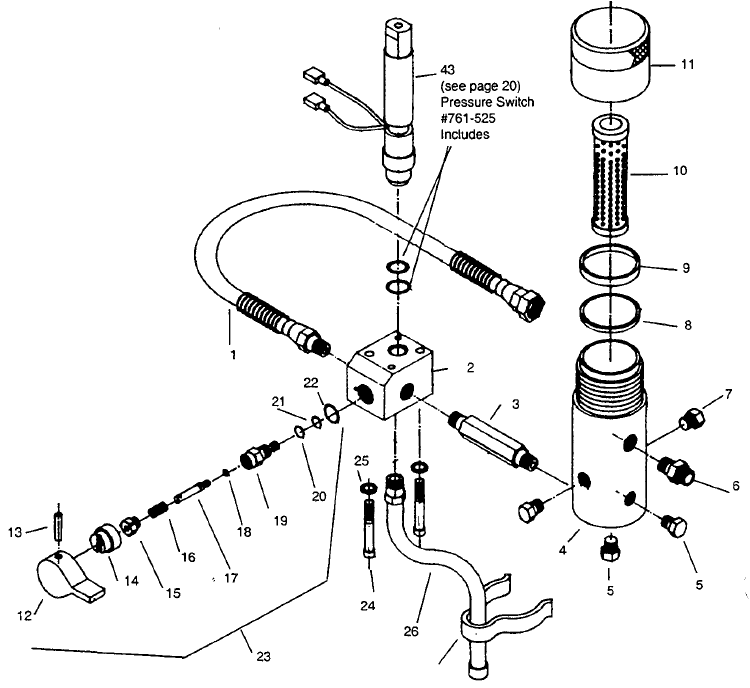 Epic 1200HPG Manifold/Filter Assembly Parts